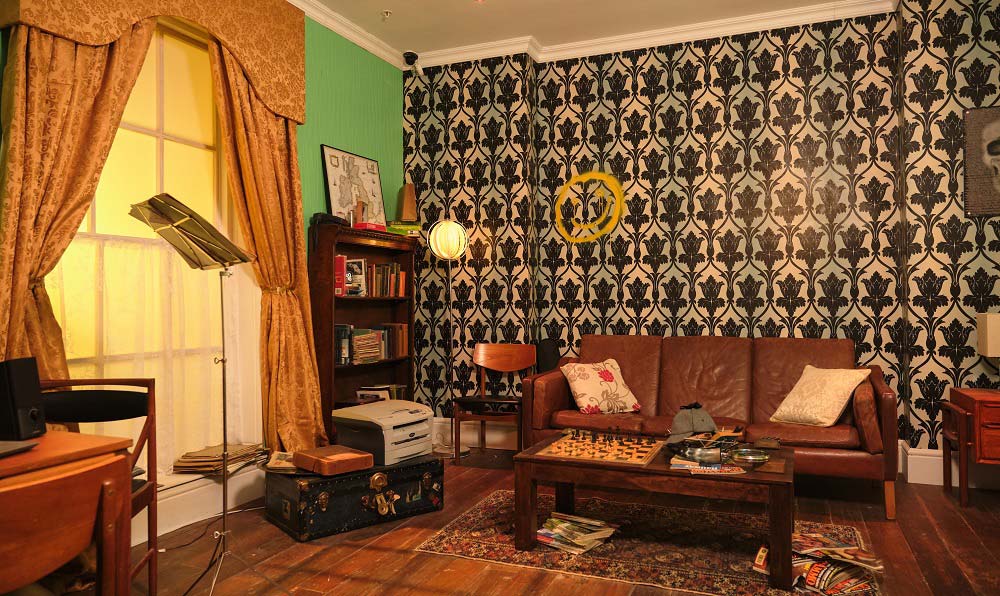 sherlock inspired living room