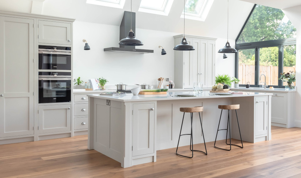 Interiors and Homes: Kitchen trends 'Creating a view point' Shere Kitchens