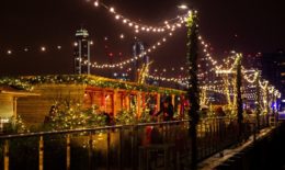 The Winter Village at Battersea Power Station