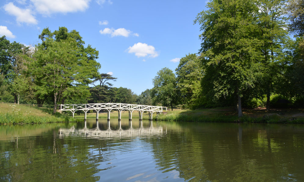 Chinese Bridge at Painshill filming locations in south west London and Surrey