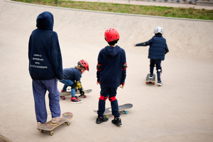 young skateboarders