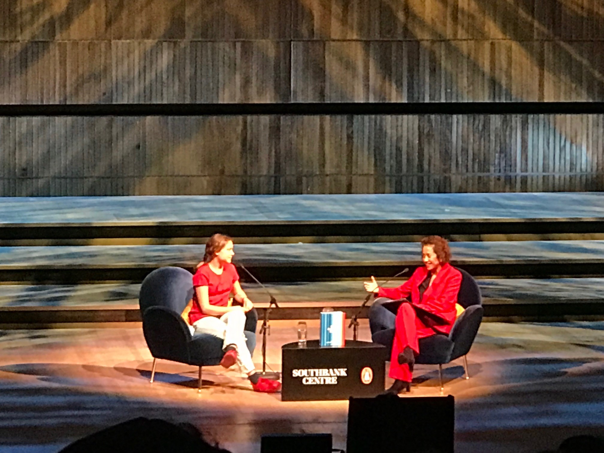 Greta Thunberg at the Southbank. The Climate Book activist
